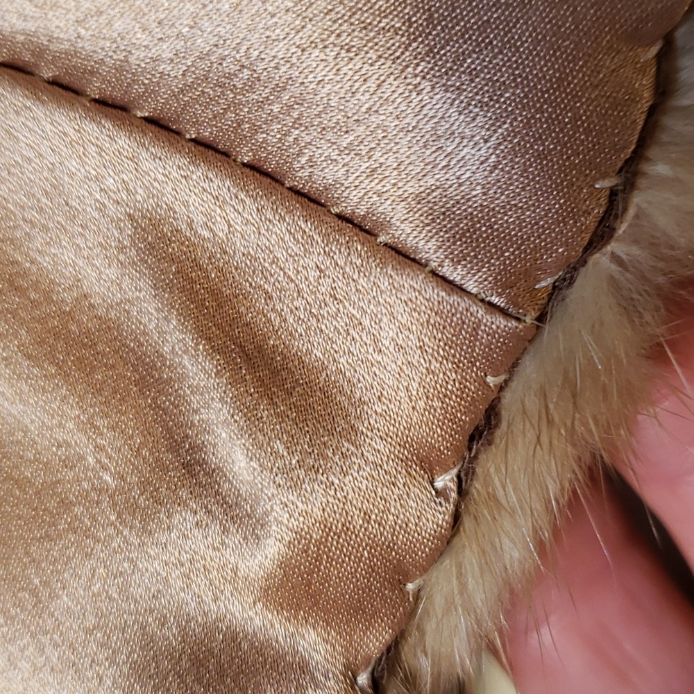 Vintage, handmade fur collar - Picture 7 of 9